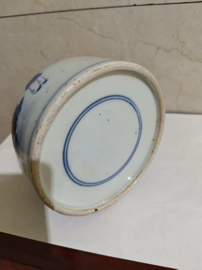 图片[2]-青花婴戏图水盂-嘉诚艺术