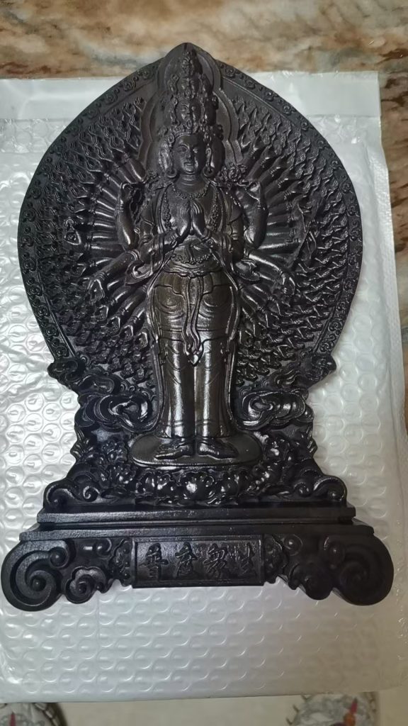 图片[2]-乾隆年制《沉香树心石千手观音菩萨》-嘉诚艺术