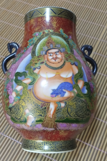 乾隆年制《珐琅彩描金唐卡双耳尊》-嘉诚艺术
