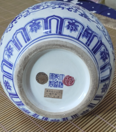 图片[2]-乾隆年制《青花龙纹鹿头尊》-嘉诚艺术