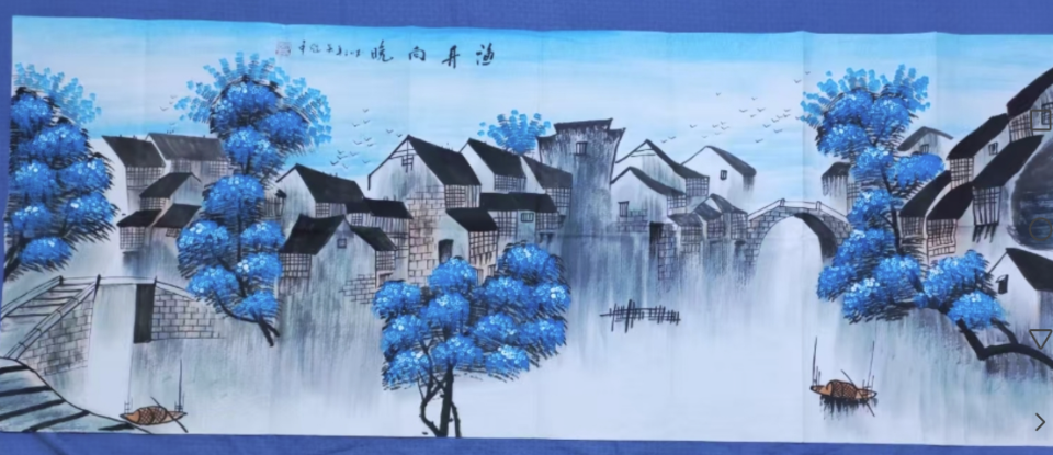 吴冠中《渔舟向晚》-嘉诚艺术