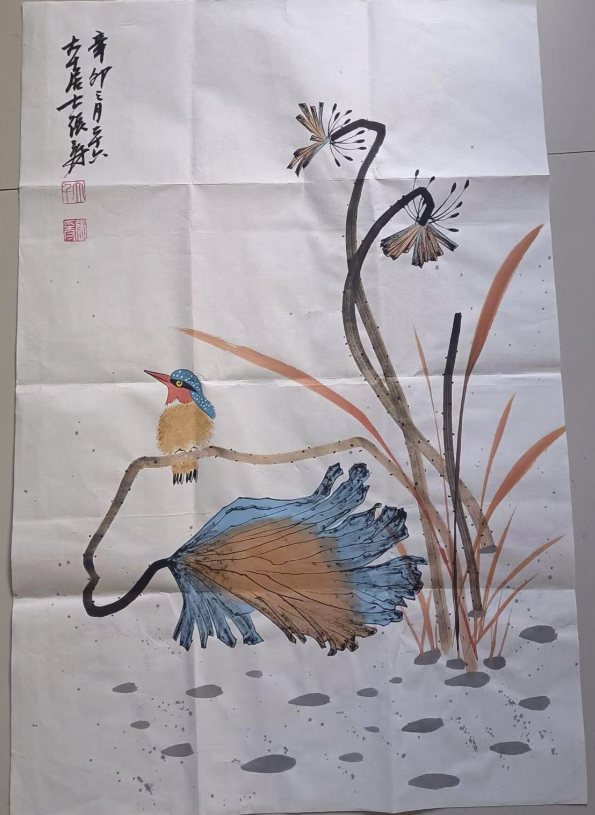 张大千《花鸟图》-嘉诚艺术