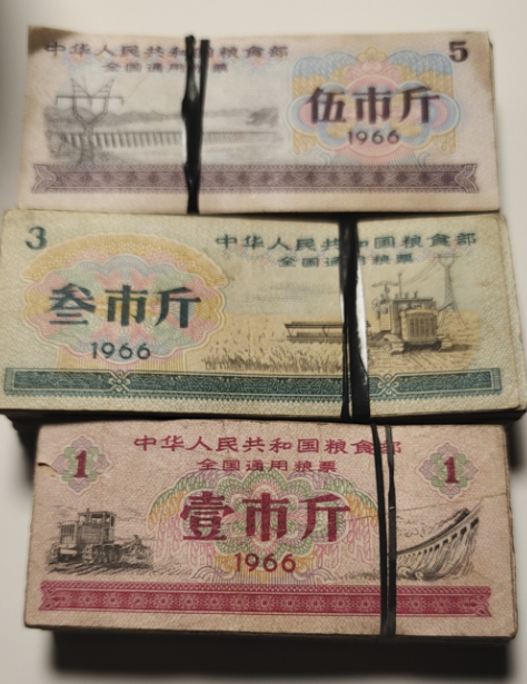 粮票（各一百张）*3-嘉诚艺术
