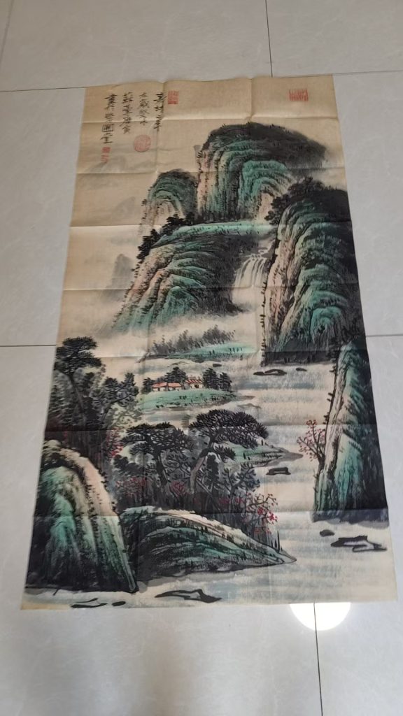 图片[1]-唐寅《山水图》-嘉诚艺术