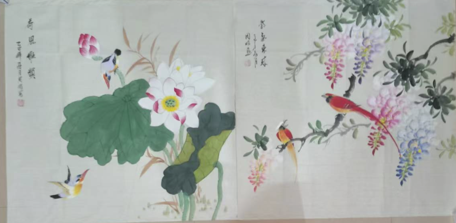 关山月《花鸟图》-嘉诚艺术