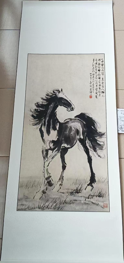 徐悲鸿《骏马图》-嘉诚艺术