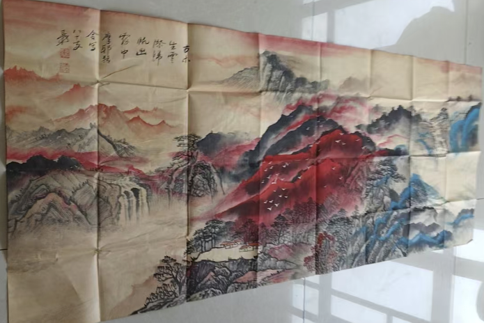 张大千《山水图》-嘉诚艺术