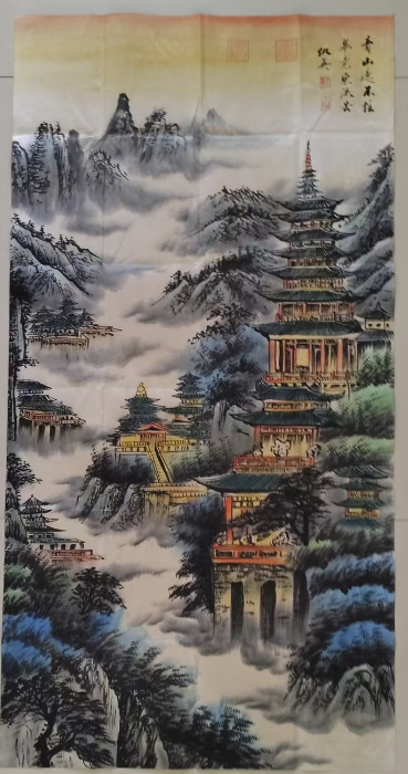 仇英《楼阁》-嘉诚艺术