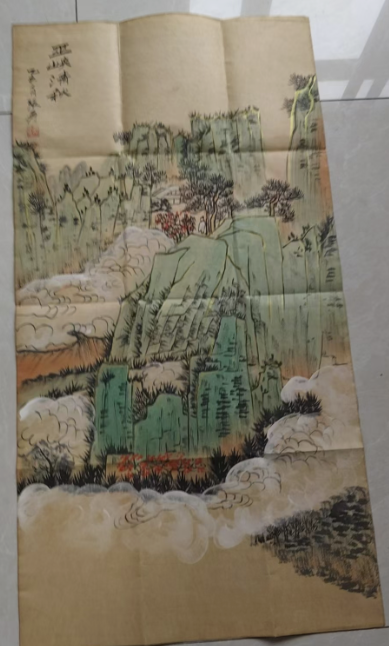 张大千《巫峡清秋》-嘉诚艺术