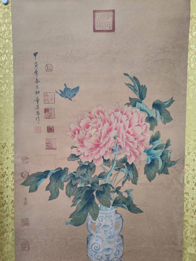 图片[1]-董其昌《花开富贵》-嘉诚艺术