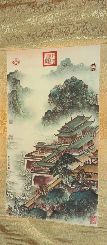 仇英《仙山楼阁》-嘉诚艺术