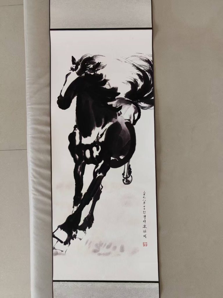 图片[1]-徐悲鸿《奔马图》-嘉诚艺术