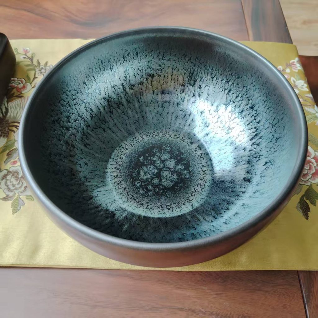 图片[1]-李达《油滴建盏收藏器》-嘉诚艺术