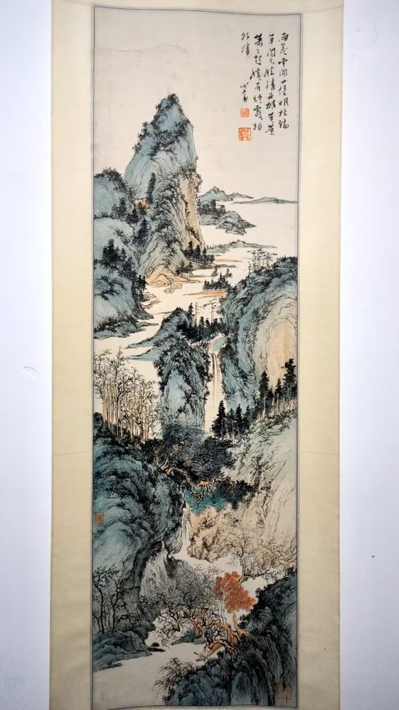 图片[1]-溥儒《西山秋色图》溥心畲-嘉诚艺术