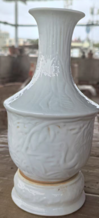 成化年制《甜白釉底转瓶》官窑-嘉诚艺术