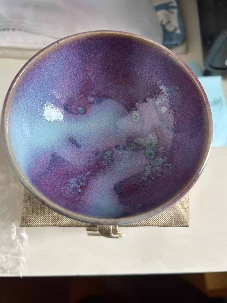 图片[1]-北宋《钧窑紫斑盏》-嘉诚艺术