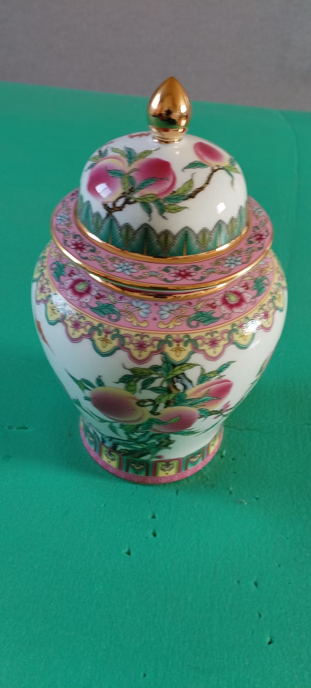 王锡良《九桃五褔将军罐》-嘉诚艺术