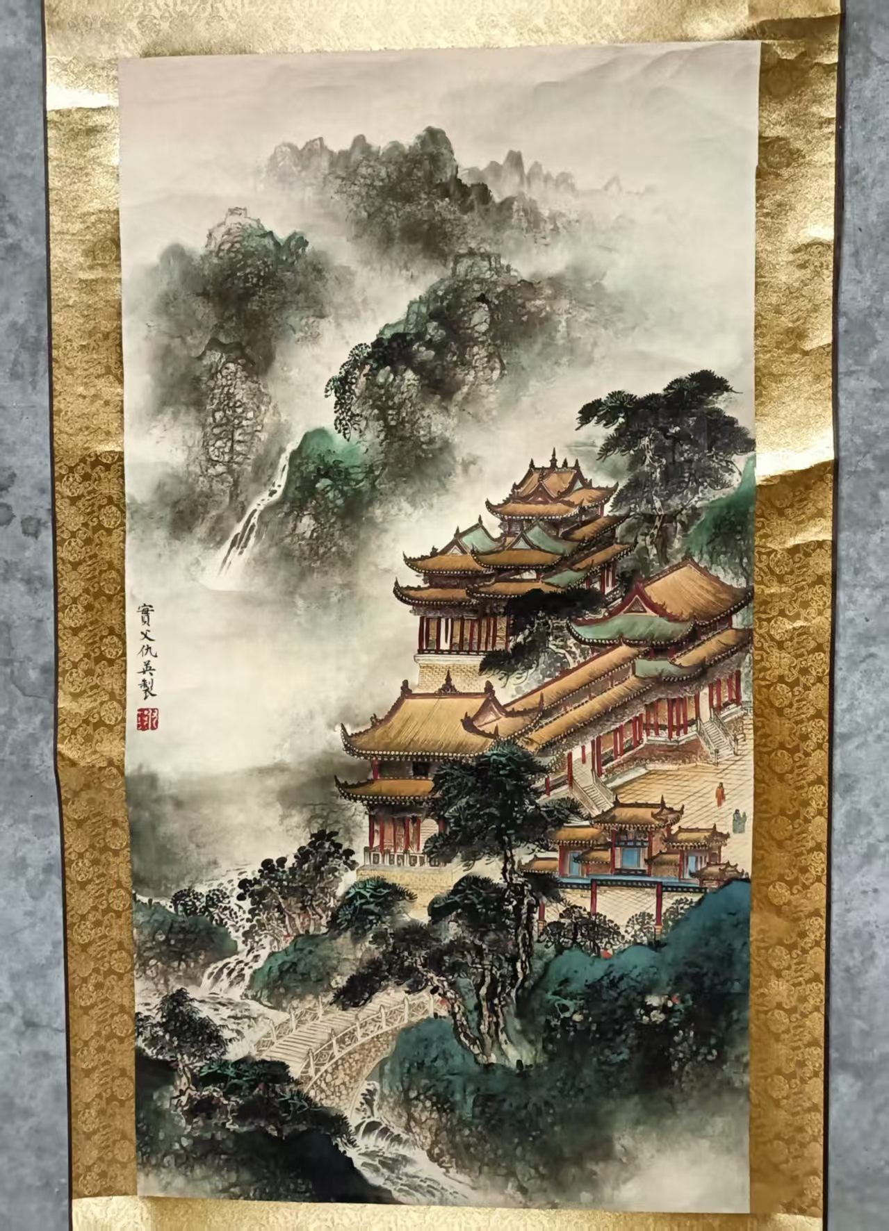 仇英《山水画》-嘉诚艺术