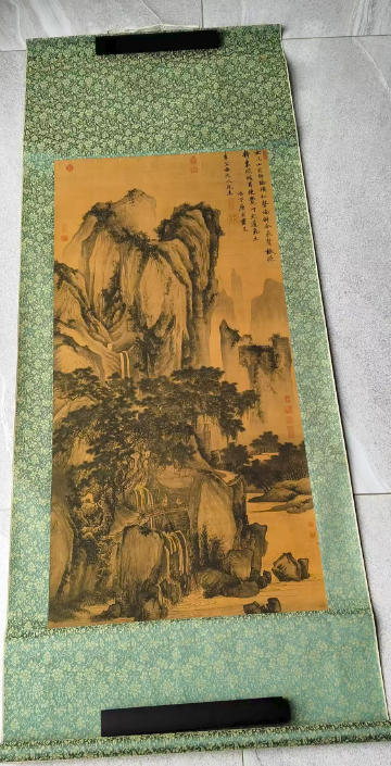 唐寅《山路松声》-嘉诚艺术