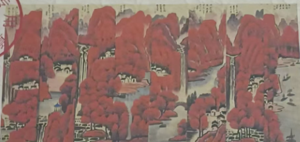 李可染《万山红遍》八条屏-嘉诚艺术