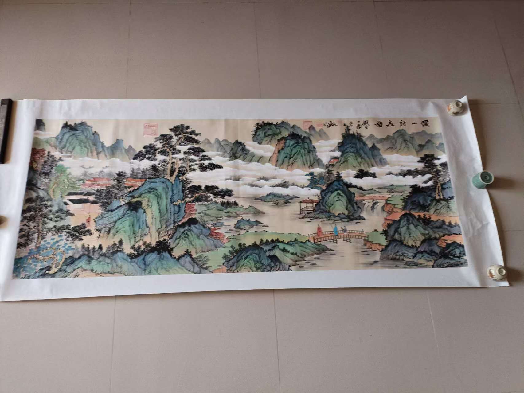 李新社《溪山访友图》-嘉诚艺术