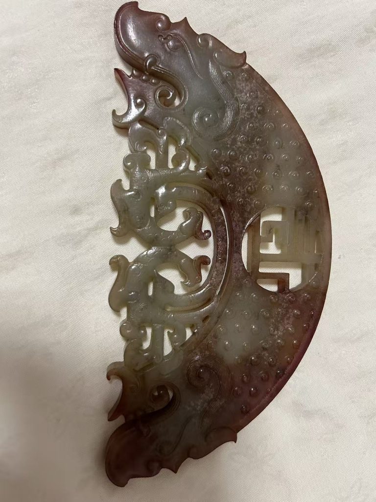 图片[2]-高古玉《战汉螭龙玉佩》-嘉诚艺术