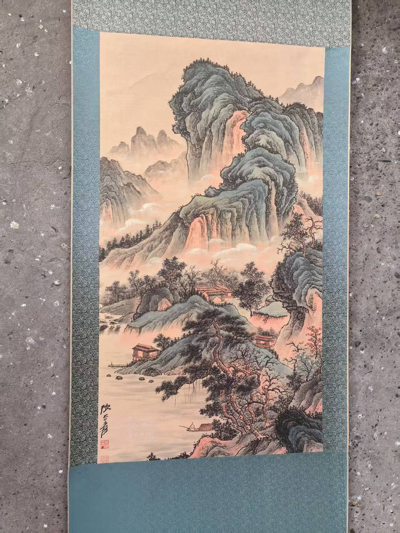 张大千《山水图》-嘉诚艺术