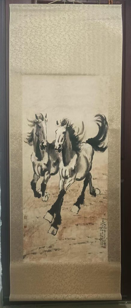 图片[1]-徐悲鸿《骏马图》-嘉诚艺术