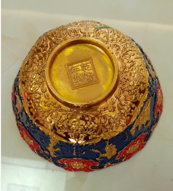 图片[2]-乾隆年制《五彩掐丝珐琅八仙碗》-嘉诚艺术