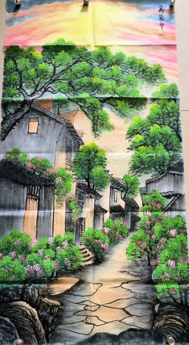 吴冠中《风景图》-嘉诚艺术