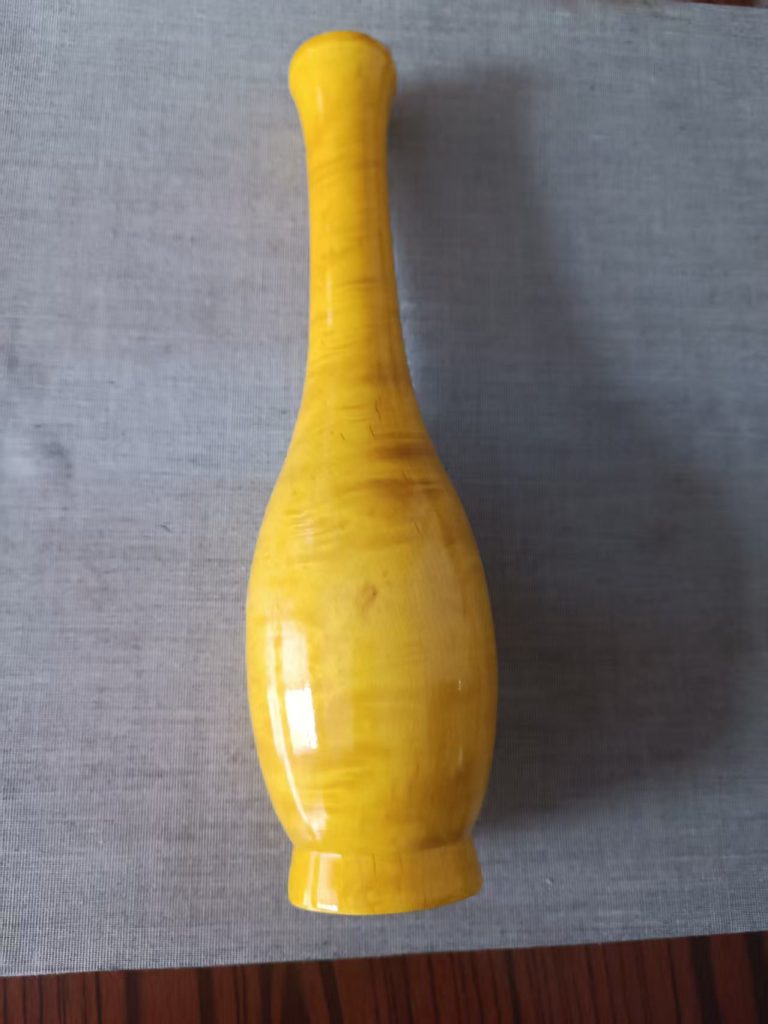 图片[1]-金丝楠木观音瓶-嘉诚艺术