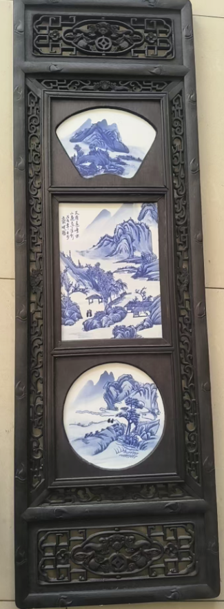 王步《天青远峰》瓷板画-嘉诚艺术