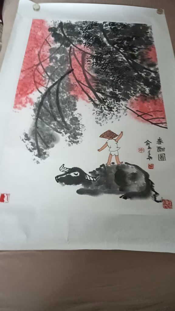 图片[1]-俞雨华《春酣图》-嘉诚艺术