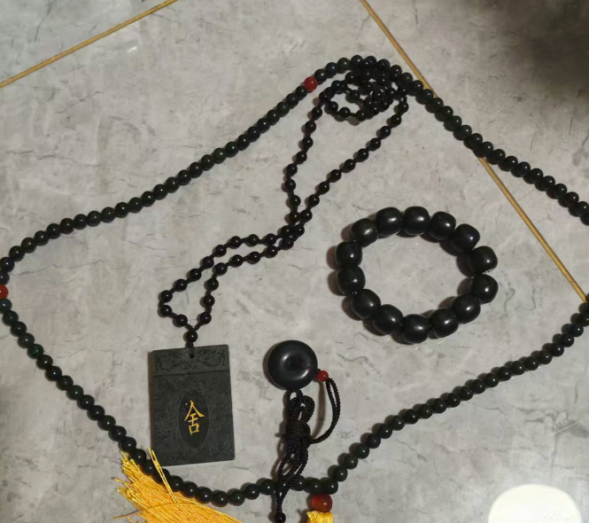 和田玉青玉《国礼四件套》-嘉诚艺术