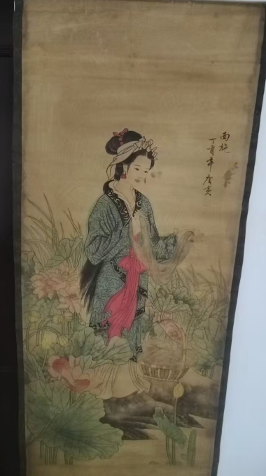 唐寅《西施》-嘉诚艺术