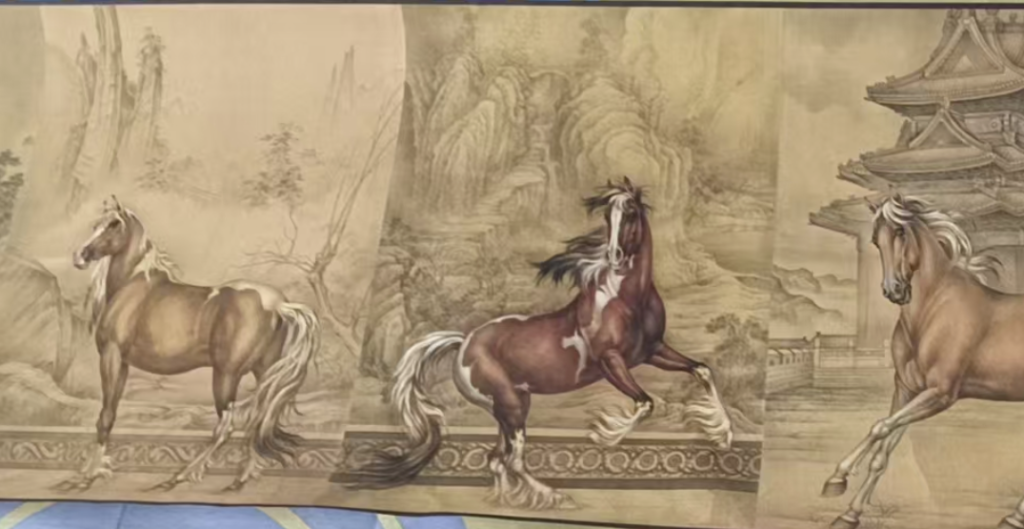 图片[2]-郎世宁《八骏图》-嘉诚艺术