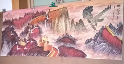 傅抱石《鹏程万里》-嘉诚艺术