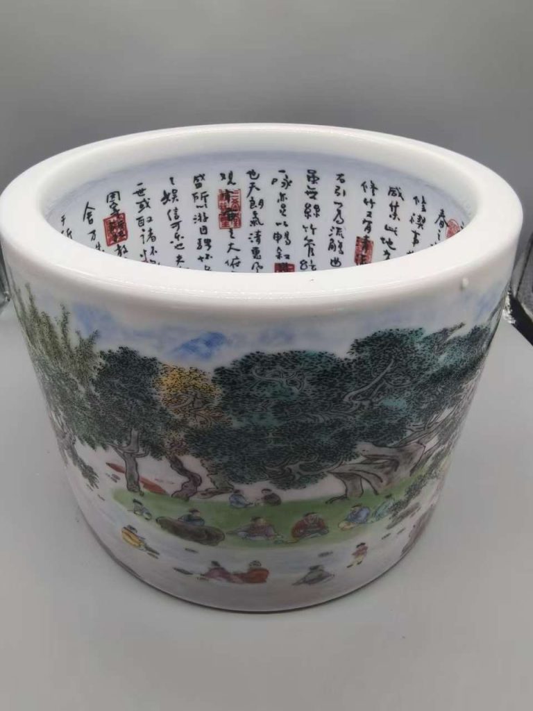 图片[1]-王锡良《笔筒》-嘉诚艺术