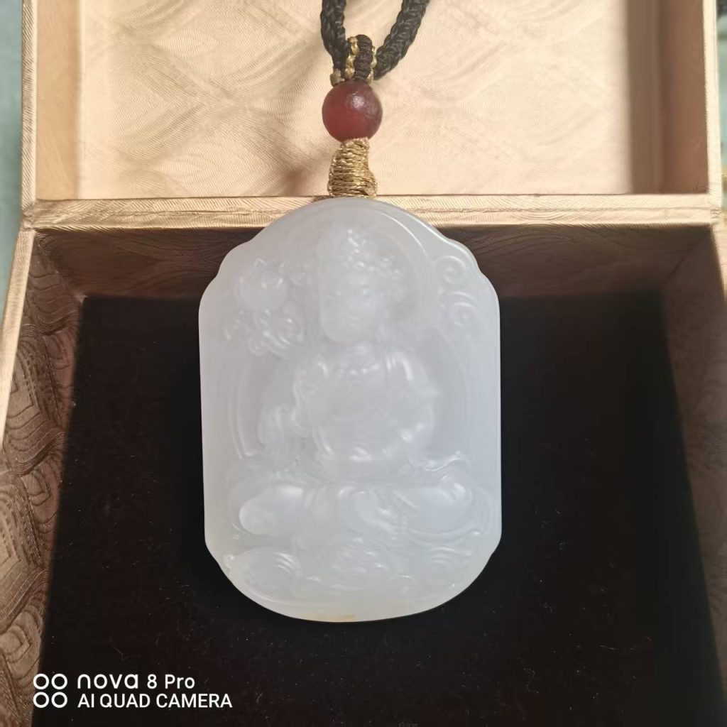 图片[1]-和田玉《观音牌》-嘉诚艺术