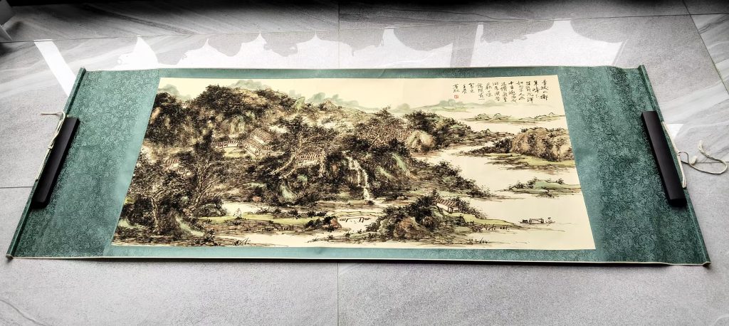 图片[1]-黄宾虹《青川呈艳》-嘉诚艺术