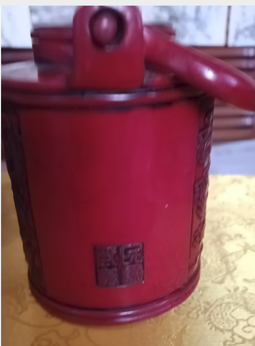 图片[2]-宣德年制《红珊瑚龙凤壶》一对-嘉诚艺术