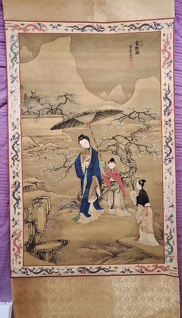 冷枚《人物画》-嘉诚艺术