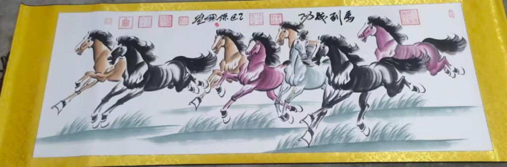 图片[1]-汪保国《马到成功》-嘉诚艺术