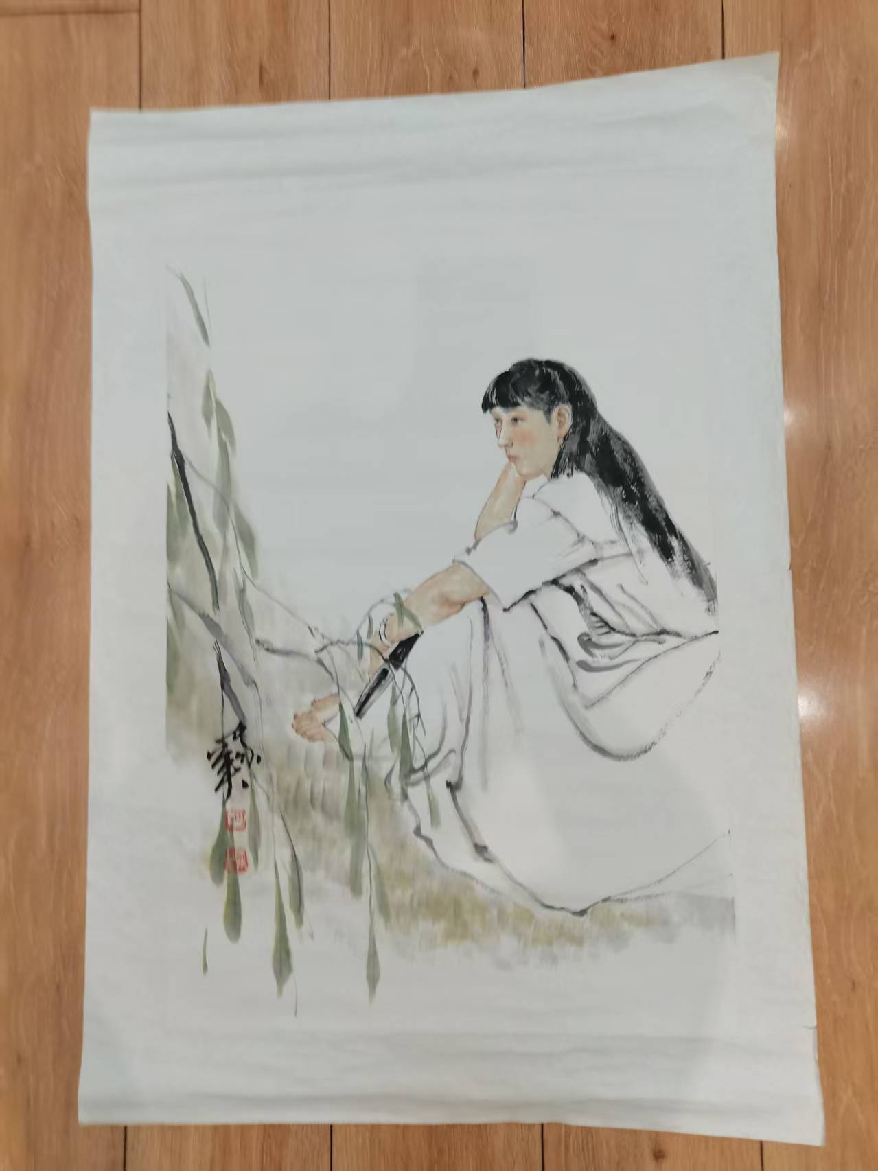 何家英《少女》-嘉诚艺术