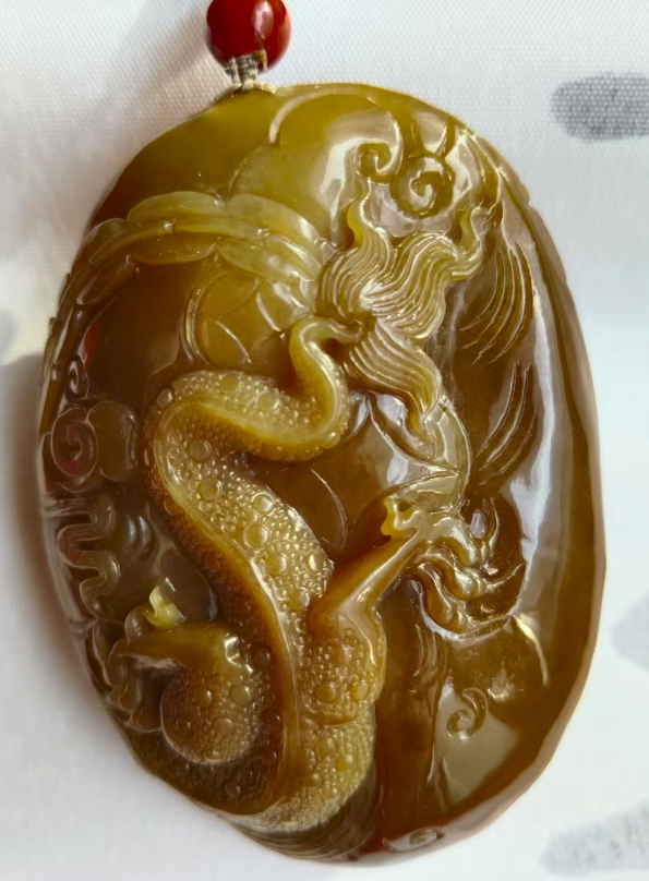 和田玉《招财进宝》