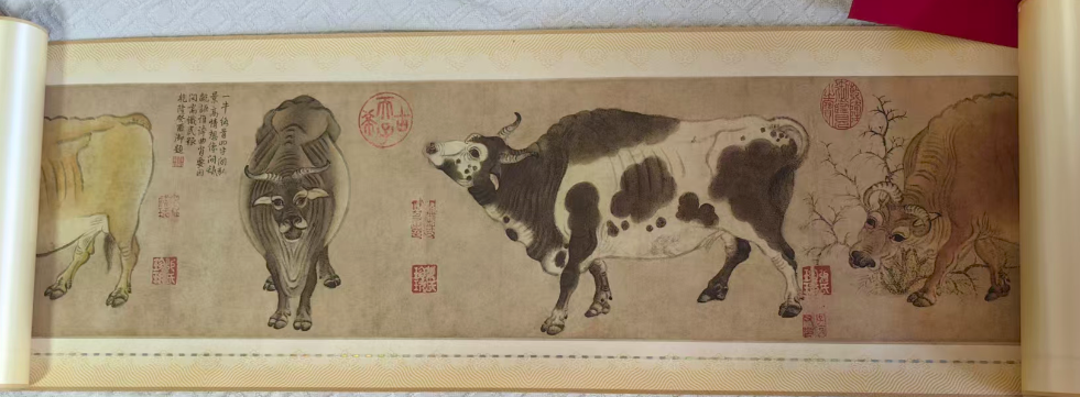 韩滉《五牛图》-嘉诚艺术