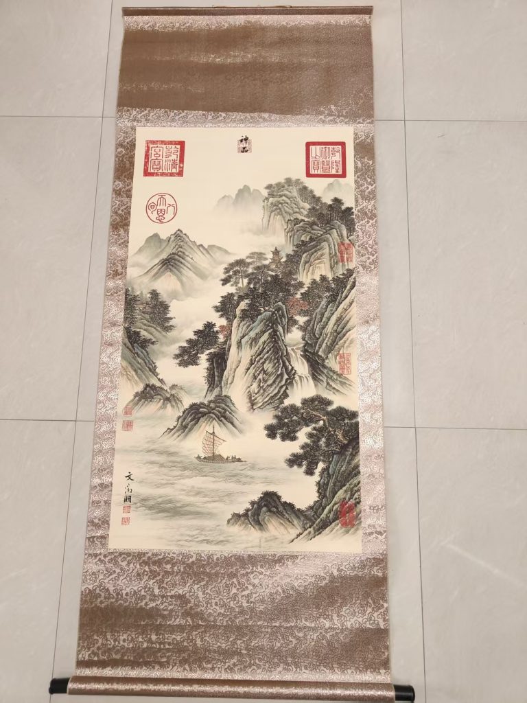 图片[1]-文徵明《山水图》-嘉诚艺术