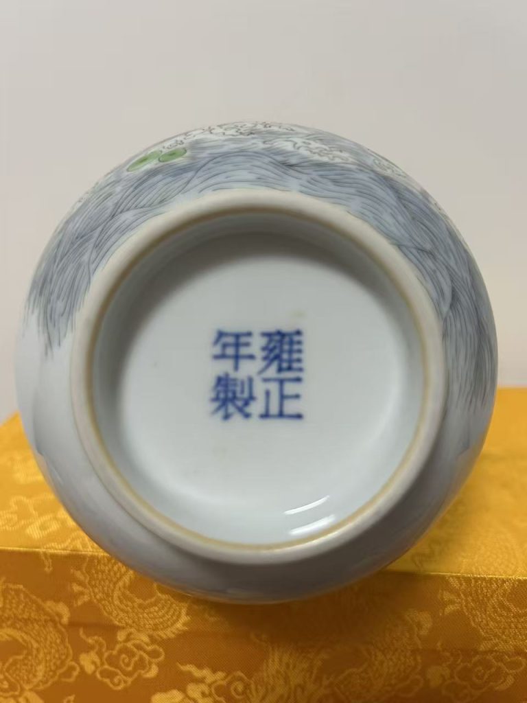 图片[2]-雍正年制《荷花鸳鸯胆瓶》-嘉诚艺术