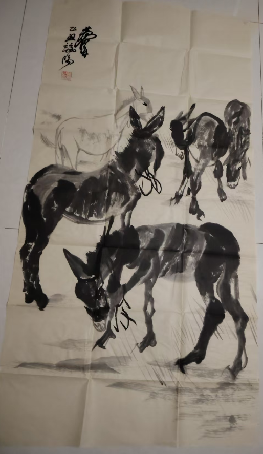 黄胄《群驴图》-嘉诚艺术