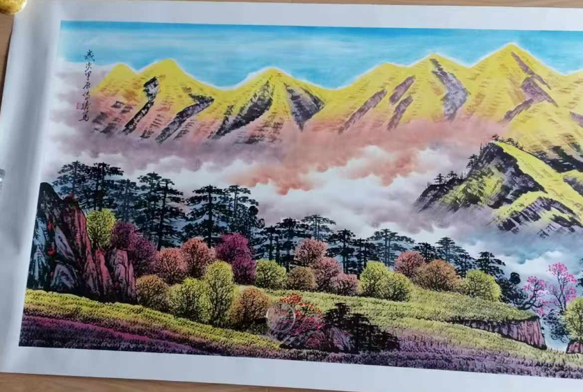 李传德《日照金山》-嘉诚艺术